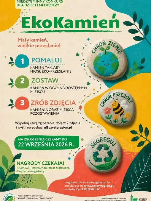 Konkurs EkoKamień – pomaluj kamień i wygraj nagrody!