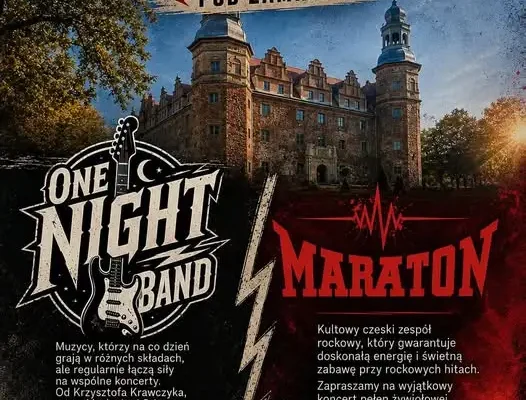 Rockowy wieczór na zamku w Polskiej Cerekwi – One Night Band i Maraton już w sobotę