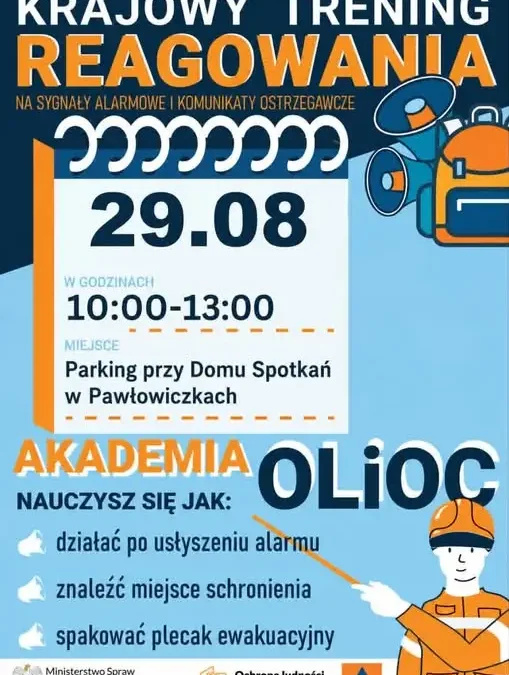 Trening reagowania w Pawłowiczkach – naucz się, jak zachować się w sytuacji zagrożenia