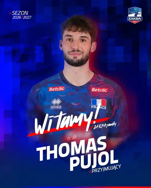 Thomas Pujol nowym przyjmującym ZAKSY Kędzierzyn-Koźle