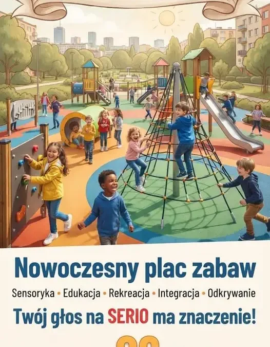 Zagłosuj na nowoczesny plac zabaw w ramach Budżetu Obywatelskiego