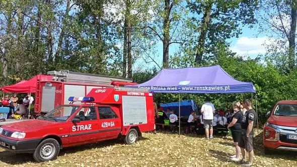 OSP Rzeńska Wieś rywalizowała w Zawodach Sikawek Konnych w Pokrzywnicy