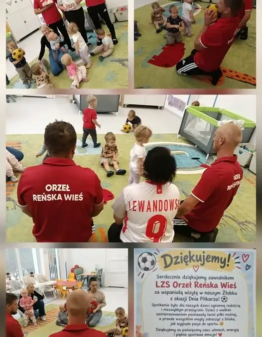 Dzień Piłkarza w żłobku Calineczka – sportowa radość najmłodszych