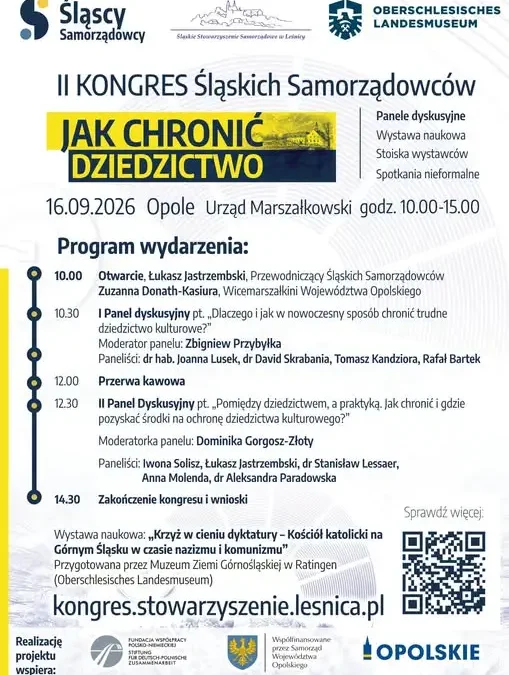 II Kongres Śląskich Samorządowców w Opolu – ostatni dzwonek na rejestrację