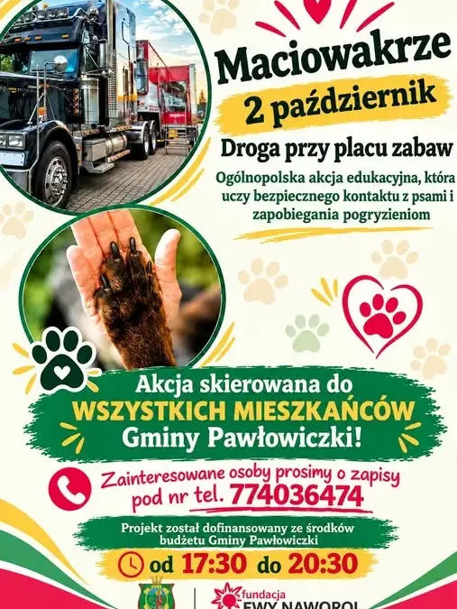 Bezpieczeństwo zaczyna się od wiedzy – spotkanie w Maciowakrzu