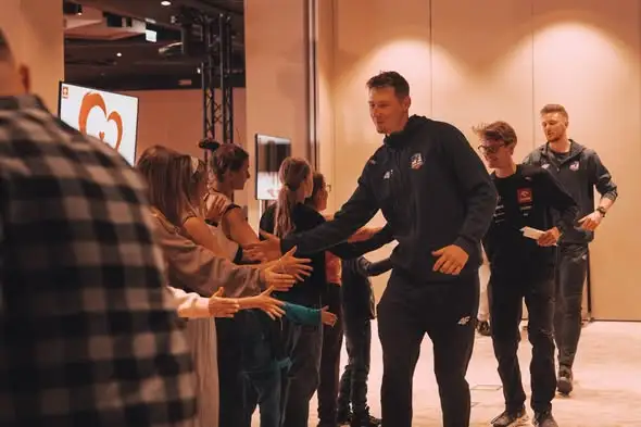 Zawodnicy ZAKSY i ORLEN Team spotkali się z dziećmi w Szczyrku