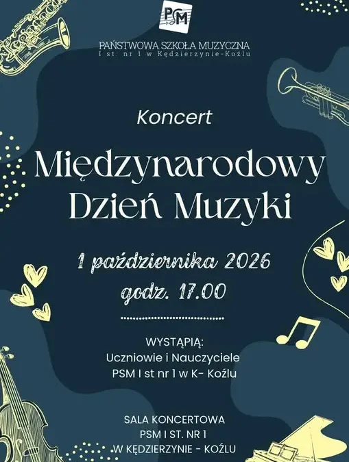 Kędzierzyn-Koźle: Koncert z okazji Międzynarodowego Dnia Muzyki w PSM nr 1