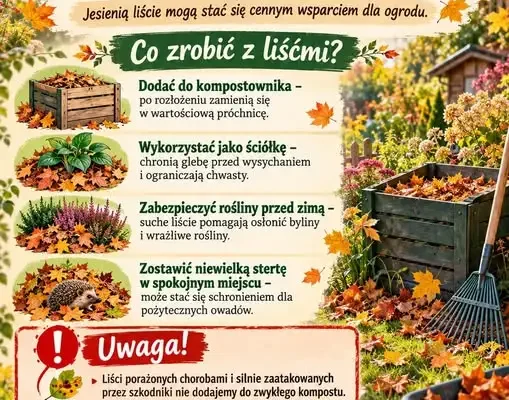 Jesienne liście na działce – odpad czy cenny nawóz?