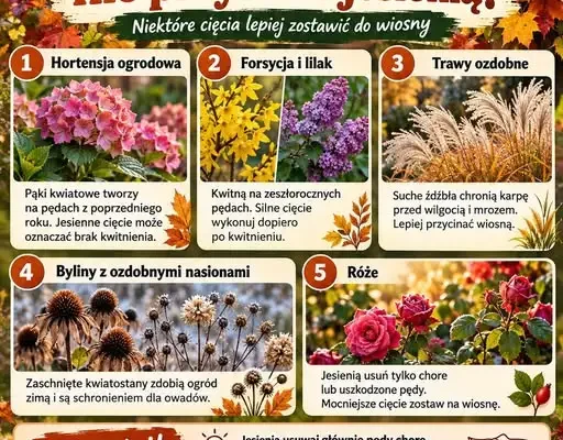Których roślin lepiej nie przycinać jesienią? Poradnik dla działkowców