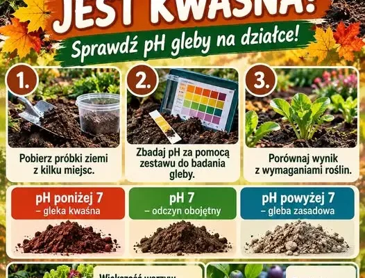 Jesień to idealny czas na badanie pH gleby w ogrodzie