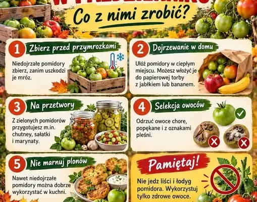 Zielone pomidory na działce w październiku – 5 sprawdzonych sposobów, by ich nie zmarnować