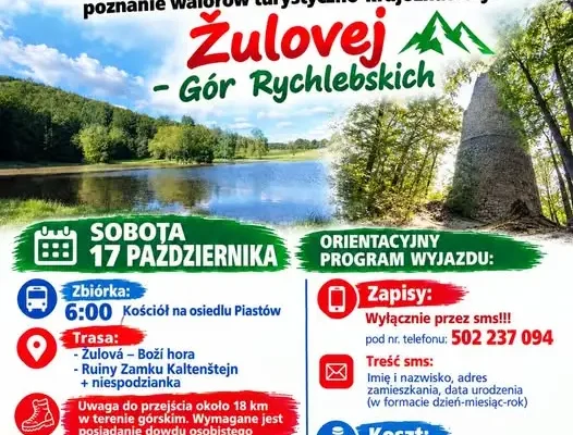 Rada Osiedla Piastów zaprasza na wycieczkę w Góry Rychlebskie