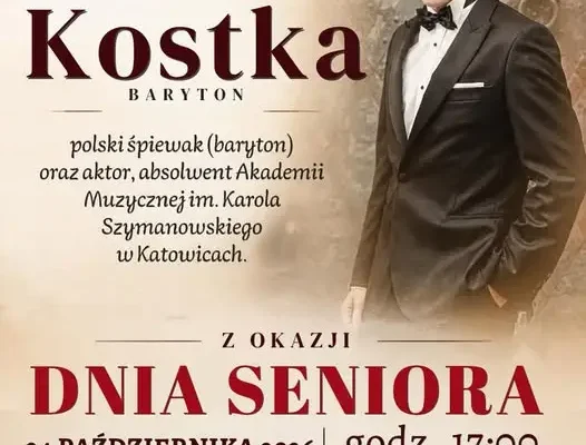 Dzień Seniora w Gminie Bierawa – koncert Łukasza Kostki w Brzeźcach