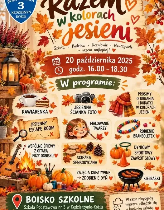 Dzień Dyni w Kędzierzynie-Koźlu – 20 października pełen jesiennych atrakcji