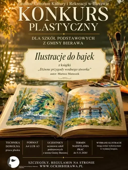 Konkurs plastyczny dla uczniów z Gminy Bierawa – prace do 5 listopada 2026