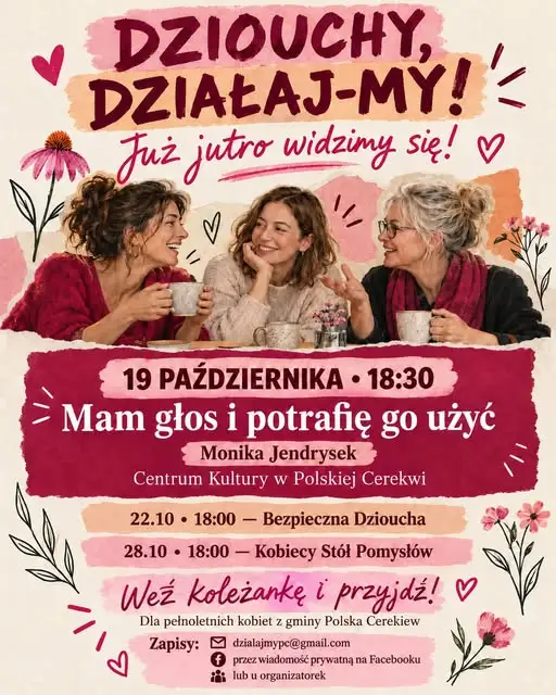 „Dziouchy, Działaj-MY!” – cykl spotkań dla kobiet z gminy Polska Cerekiew