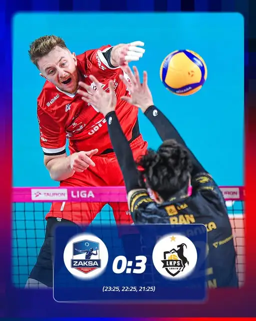 ZAKSA Kędzierzyn-Koźle przegrywa z BOGDANKĄ LUK Lublin 0:3